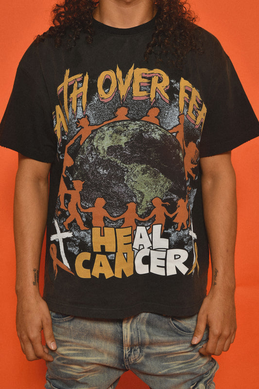 Faith Over Fear- Heal Cancer (Black)